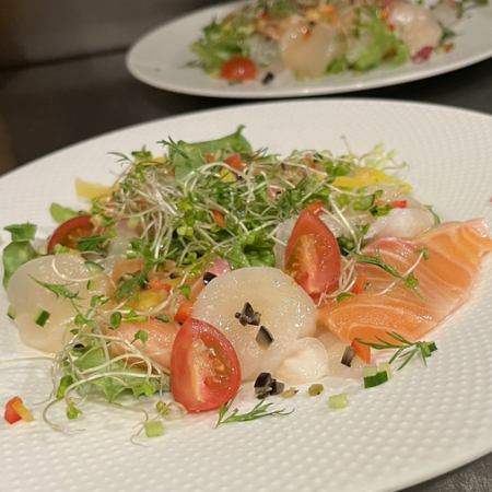 鮮魚3種のカルパッチョ
