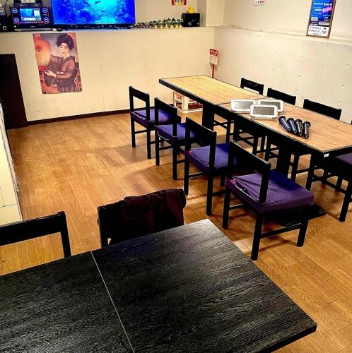 <p>【事前予約がおすすめ◎】事前のご予約で、お席や人数のご相談もお受け可能です◎テーブル席はご家族やご友人ともお過ごし頂きやすいお席になっておりますので、お仲間とお気軽にお越しください♪</p>