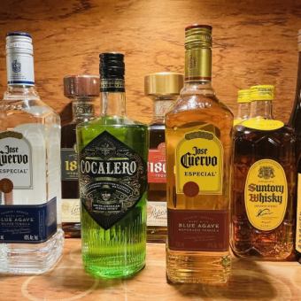 単品飲み放題2時間コース(ドリンクのみ)