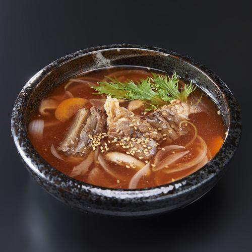 One beef special energetic soup