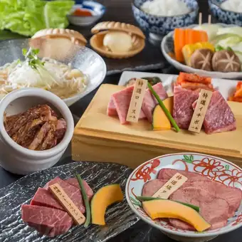 【料理のみ】『月コース』特選シャトーブリアン＆壺デカハラミ◆大人のデートやお祝い事に
