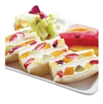 Bセット　フルーツサンド