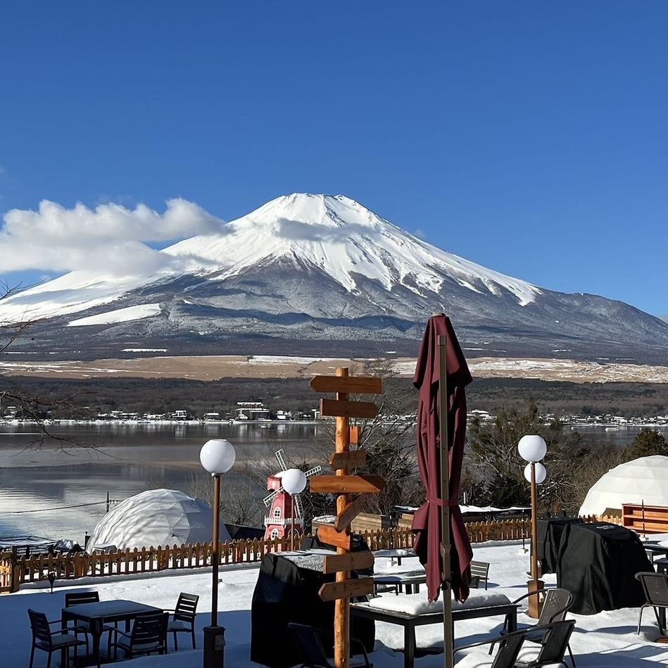 富士山の見えるビアガーデン☆友人やご家族とご一緒に！！