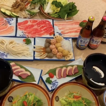ホルモン鍋＋うどんコース◆奥深い味わいのホルモン鍋とうどんで心も身体も温まる