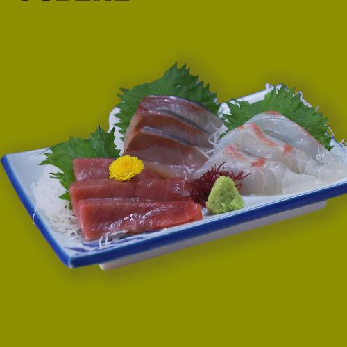 刺身3点盛り合わせ