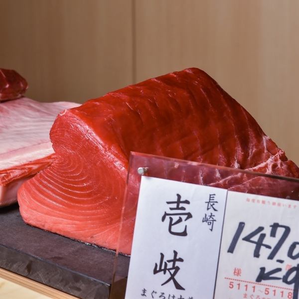 マグロをはじめ、ネタそれぞれの旨さを引き出す“江戸前鮨”