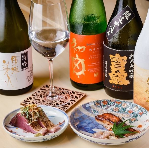 お酒もこだわりを持ってご提供いたします。