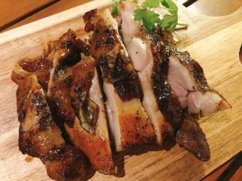 鶏モモ肉の燻製