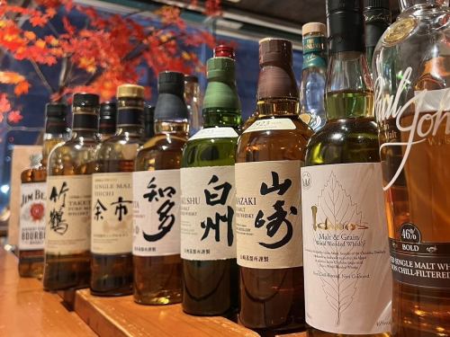 种类繁多的威士忌