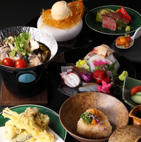 魅せる創作料理をご提供