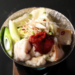 Wagyu beef mapo motsunabe