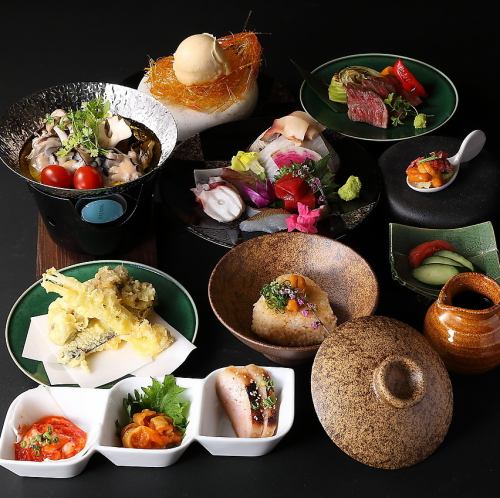 季節の食材を使用した当店自慢の創作料理の数々