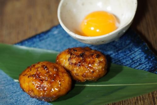 手ごねつくね(月見)