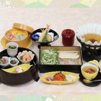 [Special Yawaragi Bento] Fish Shabu-Shabu ◇7 dishes in total◇ 3,800 yen (tax and service charge included) * Until 5/31