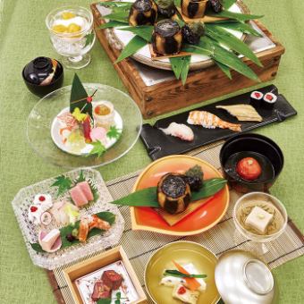 怀石料理“雅” ◇共10道菜品◇ 12,500日元（含税）