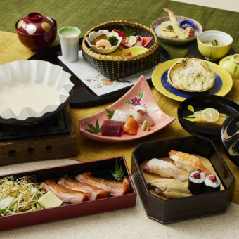 ★（9月1日起）【季節特製懷石料理】時令鮮魚涮鍋小鍋「Rindo」6,500日圓（含稅、服務費）