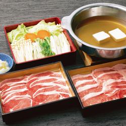 鹿児島産茶美豚　柚子みぞれ豚しゃぶ