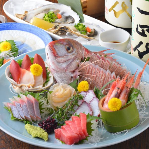 [Fresh fish directly from the farm] We have a wide variety of fresh fish delivered directly from Ehime prefecture and fresh fish purchased on the same day!