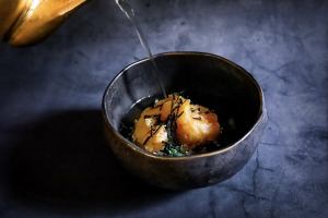 お茶漬け(小海老天ぷら)