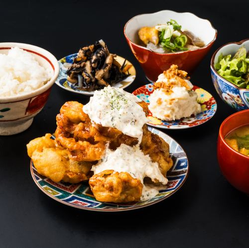やまぐち流サクチキ南蛮定食