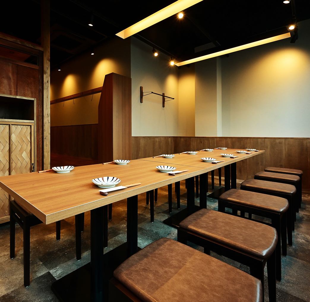 Close to Fushimi Station! Spacious restaurant with a total of 100 seats, with social distancing and private room style seating