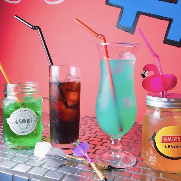 お得な女子会プラン3000円2時間/プランが御座います♪飲み会や二次会など片町で飲むなら『ASOBi』しかないっ☆ダーツなどアミューズメントも充実しているので合コンにも◎