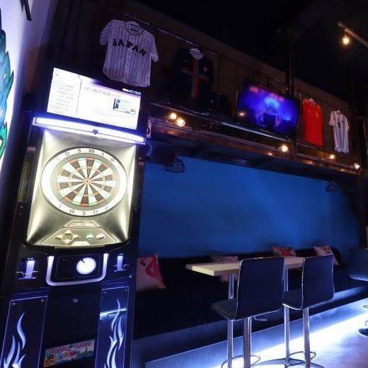 ダーツやアミューズメントなど飲み会を盛り上げるグッズも沢山！