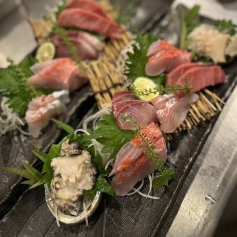 【人氣】時令六道菜大雜燴+新鮮刺身拼盤套餐