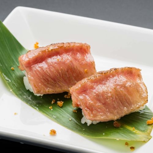 頂級炙烤日本黑毛牛肉壽司