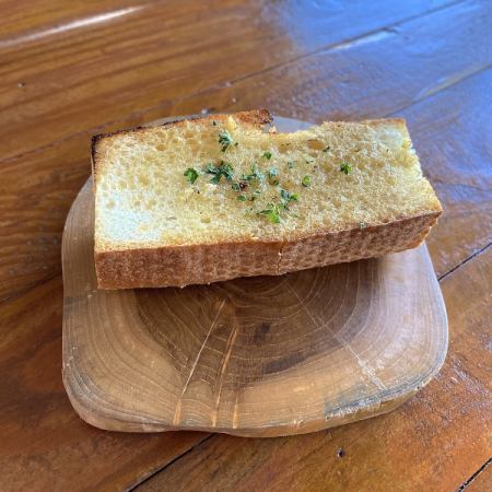 Anchovy garlic toast
