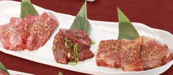 赤身盛り合わせ3種盛り