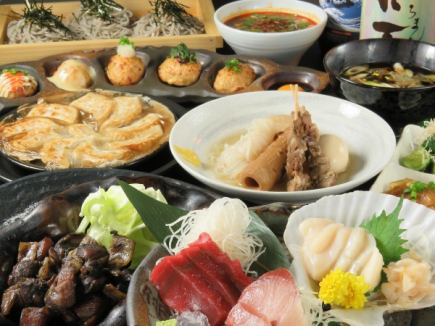 名物!〆のかすそば!人気メニュー盛り沢山コース♪【プレミアム飲み放題付】 3,500円
