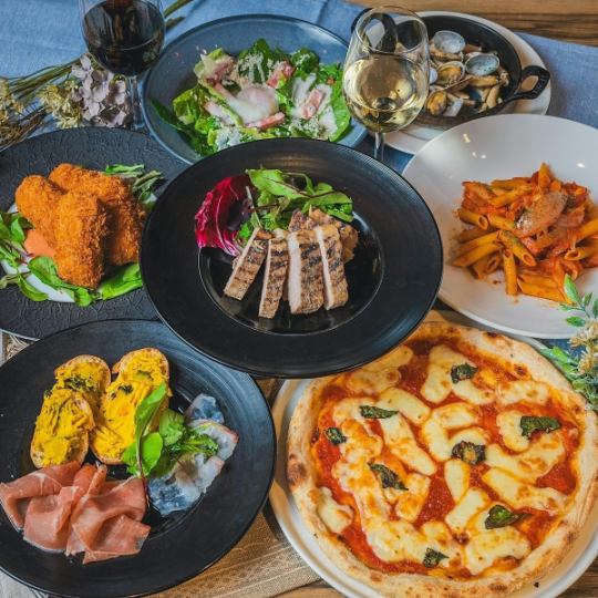 [1/2～3/31]当店人気メニューを堪能するスタンダードコース〈全9品＋120分飲み放題付き〉