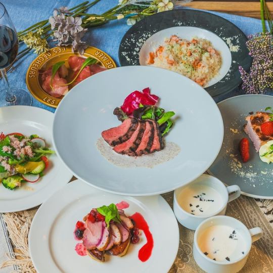 [1/2~3/31]특별한 날의 호화를…프리미엄 코스〈전7품+120분 음료 무제한 첨부〉