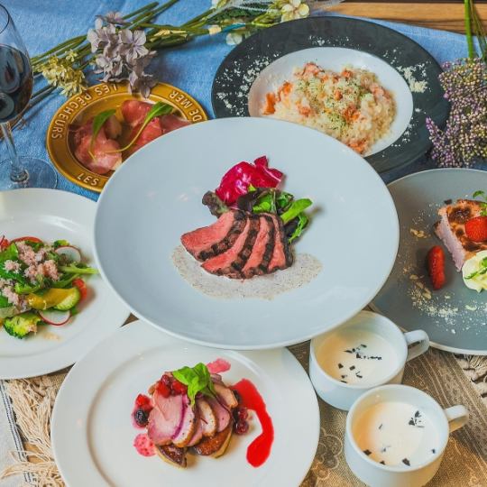 特別な日の贅沢を…プレミアムコース　記念日使いに〈全7品＋120分飲み放題付き〉