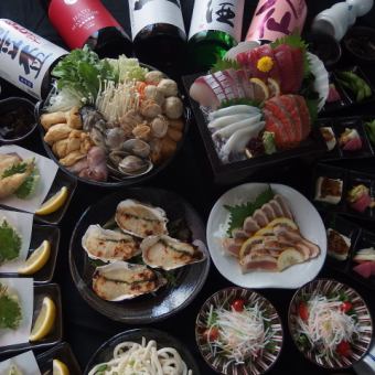 【宴会】内容丰富的拼盘宴会4000日元（含税）含无限畅饮