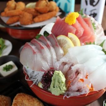 【ご宴会】3月～贅沢三昧宴会　8000円（税込み）飲み放題付き　※クーポン印刷利用で10％オフ