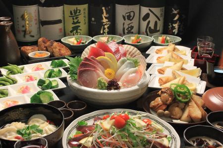 All banquet plans include all-you-can-drink for 2 hours! +300 yen for an all-you-can-drink menu even more luxurious!