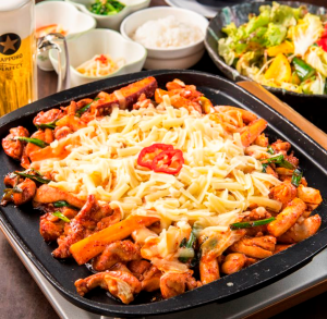 Cheese Dak-galbi set