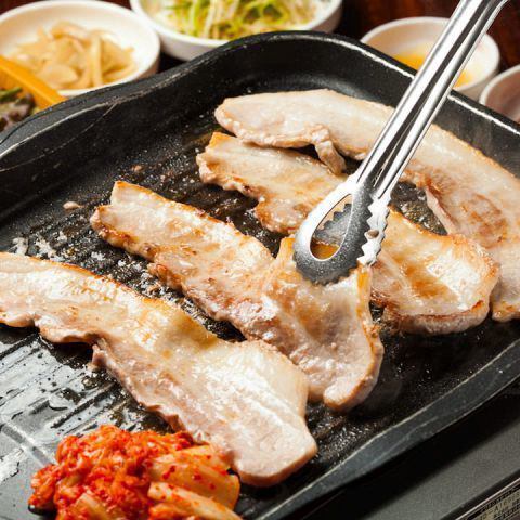 ★All-you-can-eat menu★All-you-can-eat samgyeopsal too!★