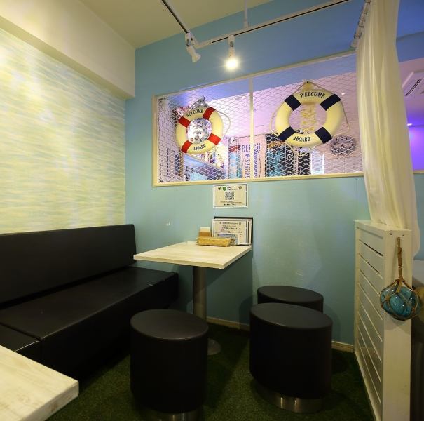 [Semi-private rooms are also available!] For groups of 5 to 10 people, you can close the curtains on the sofa seats to create a semi-private room! Enjoy a relaxing meal with your friends or loved ones♪