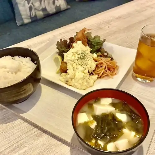 （自家製タルタル使用）エビフライ南蛮定食