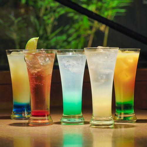 豊富な飲み放題メニュー