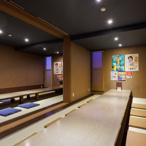 20名様でご利用いただけるお座敷の個室のお席がございます。