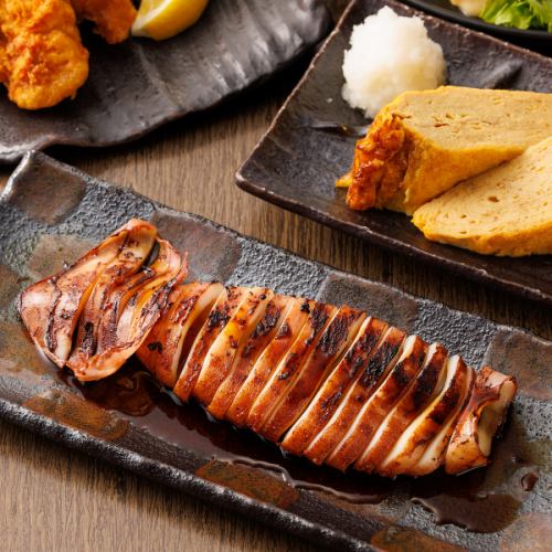 イカの自家製タレ焼き