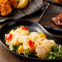 プリ海老のマヨネーズ和え