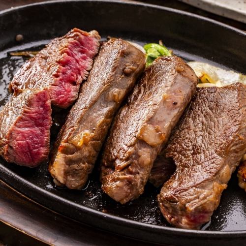 ▼単品ステーキ/お肉は100g~ご注文いただけます