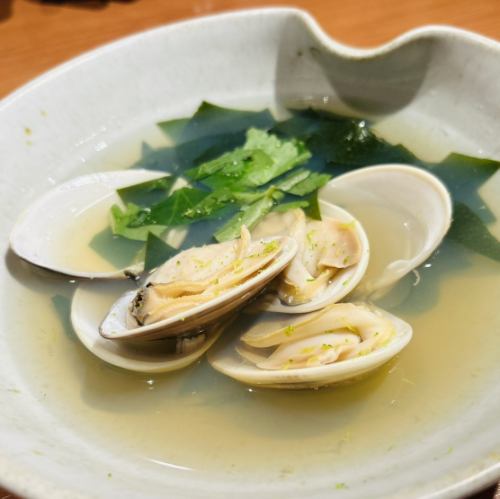 はまぐり酒蒸し