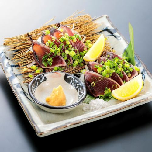 Today's fresh fish sashimi