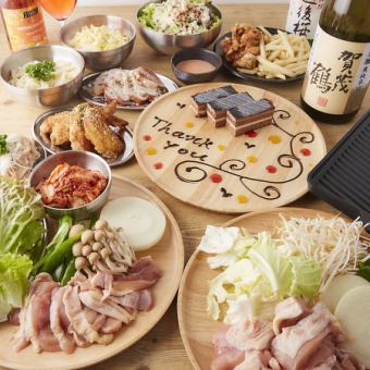 【大衆宴会　３時間飲み放題付】の豪華名物料理含む【プレミアム並木コース】４０００円